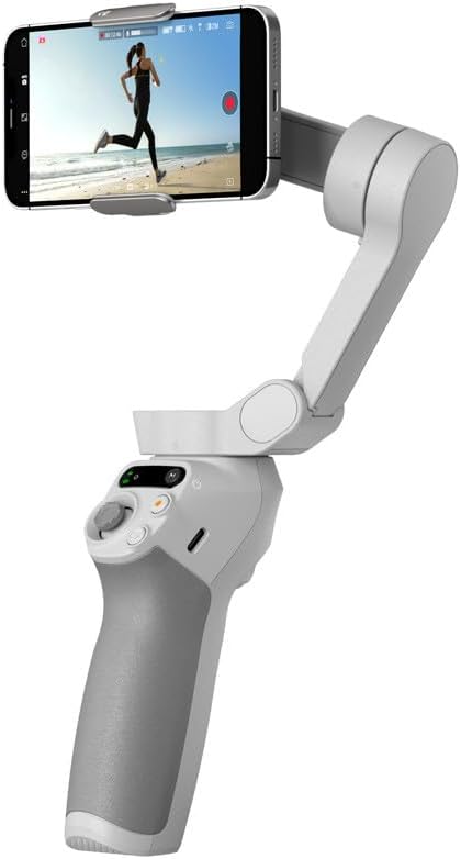 DJI Osmo Mobile SE, 3-Axis Phone Gimbal, Portable and Foldable, Gimbal Stabilizer for iphone, Andriod, ShotGuides, ActiveTrack 6.0, Vlogging Stabilizer for Youtube, TikTok, Travel