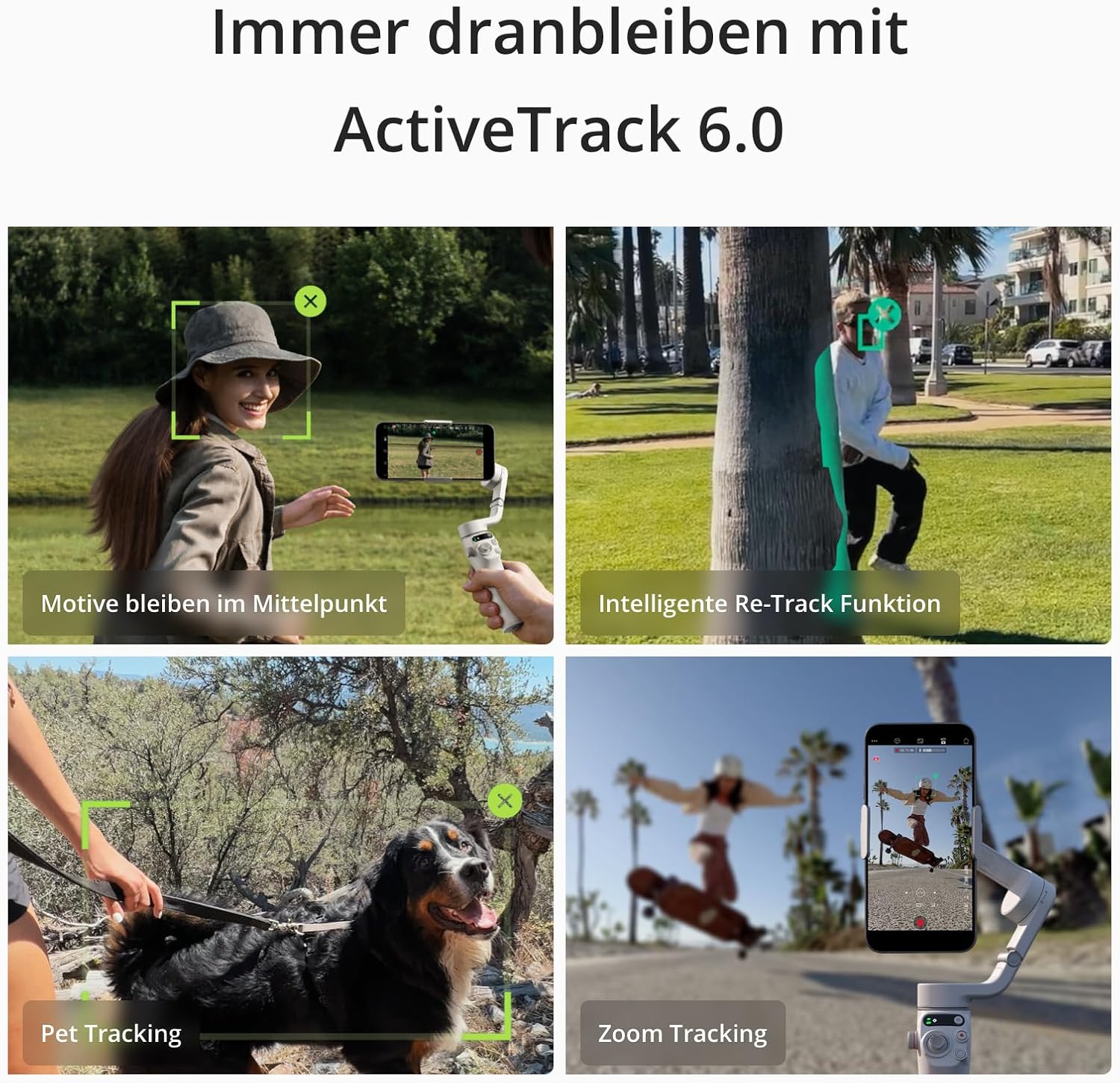 DJI Osmo Mobile 6 Gimbal Stabilizer for Smartphones, 3-Axis Phone Gimbal, Built-In Extension Rod, Object Tracking, Portable and Foldable, Vlogging Stabilizer, YouTube TikTok, Slate Gray